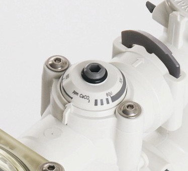 Hardheidsinstelling op de module